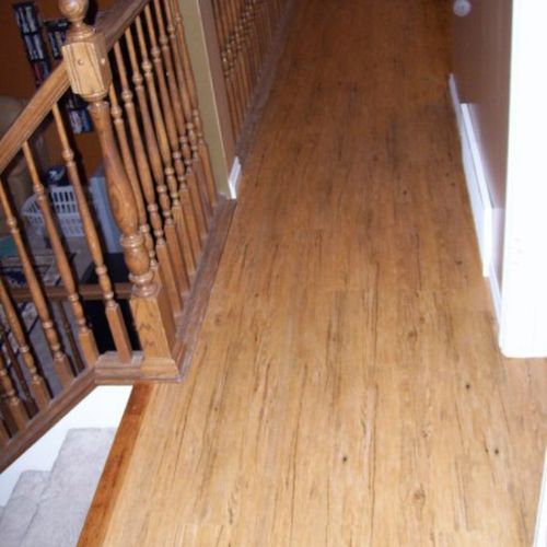 Hardwood floor & Balaster