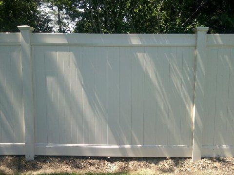 Zachary is our privacy fence.   can be 6',5' or 4'