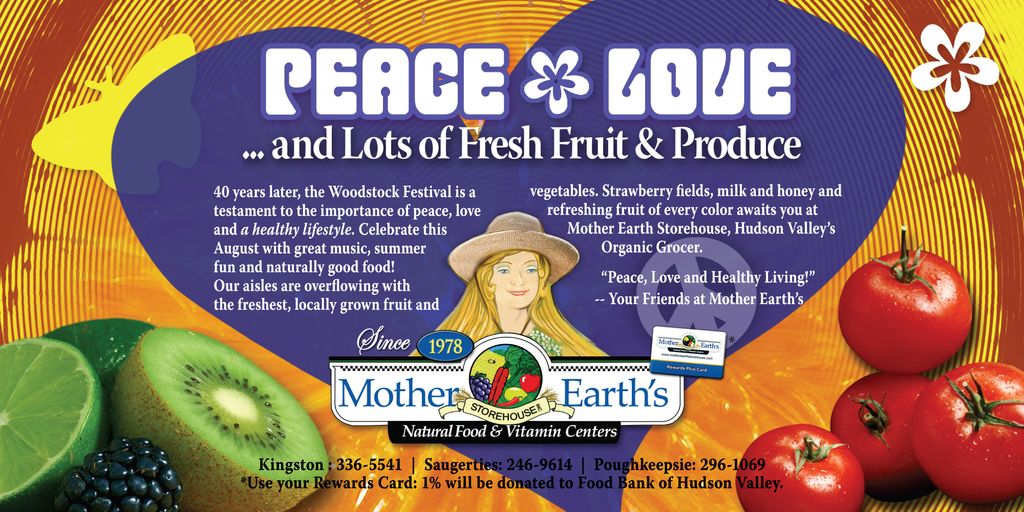 On the anniversary of Woodstock, this ad design pa
