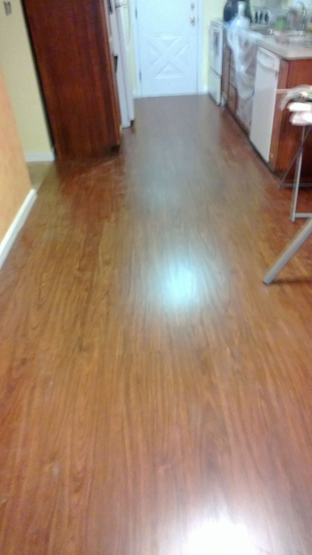 completed floor Brazillian cherry