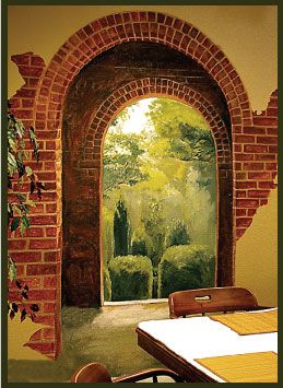 Dining room mural
