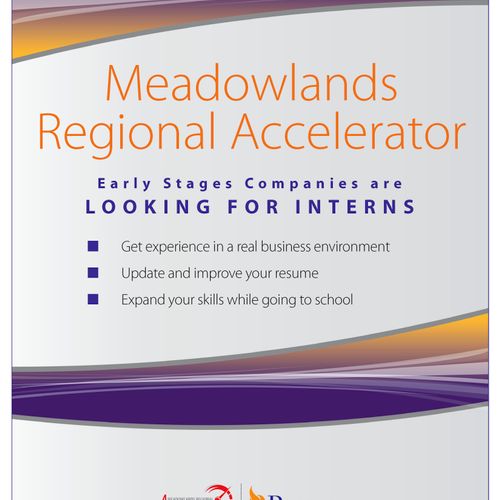 BCC Meadowlands Regional Accelerator Poster