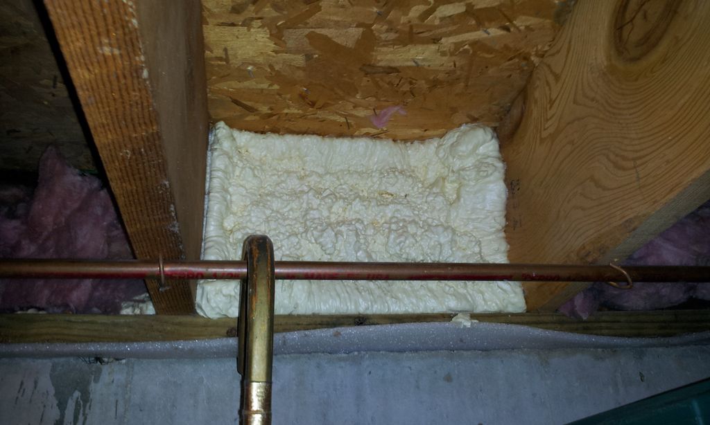Spray foam seals up your rim joist and not only ke