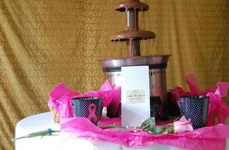 Chocolate Fountain at a Breast Cancer Awareness Fu