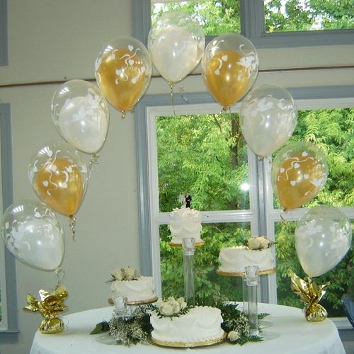 Cake table balloon Arch