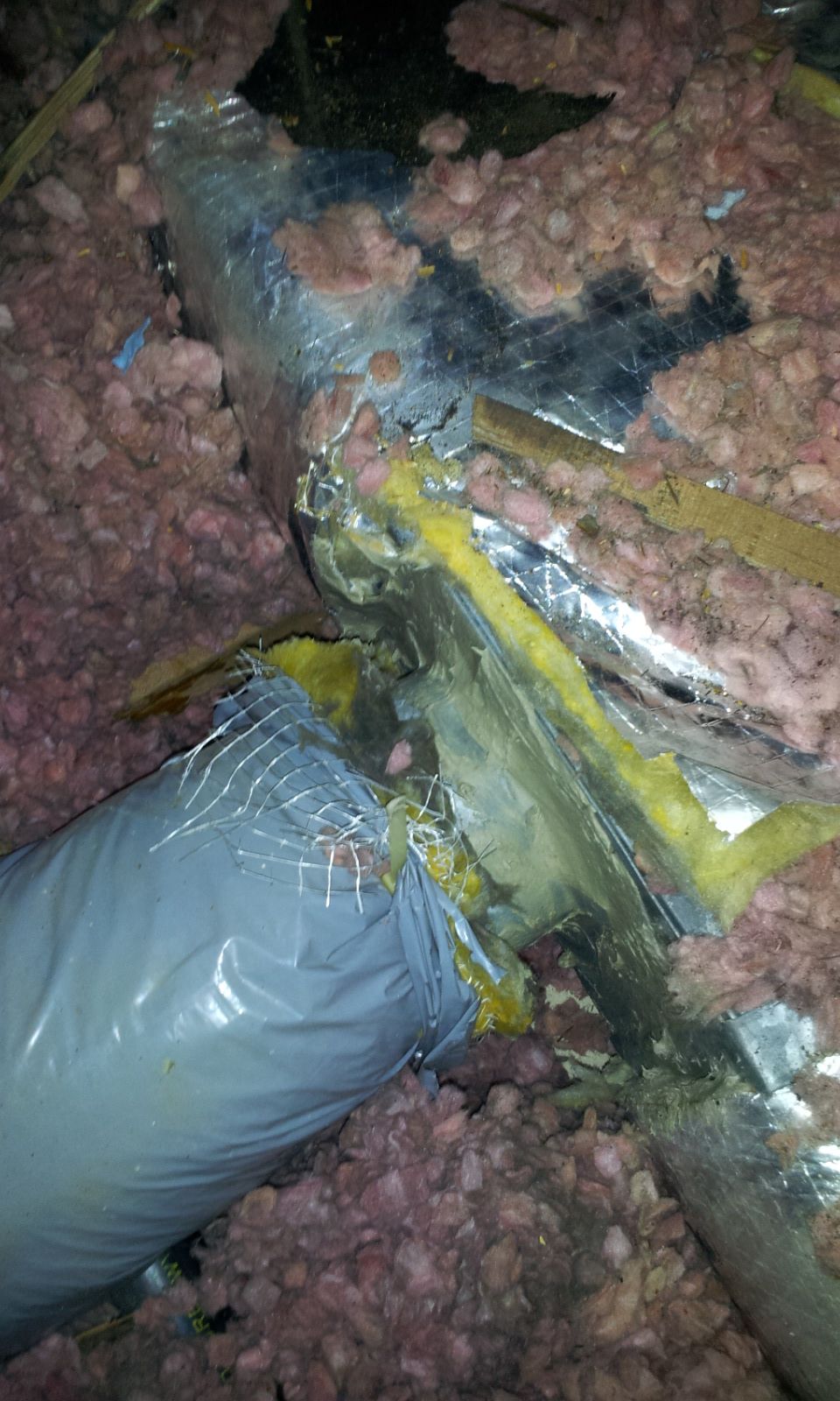 Attic ductwork must be sealed otherwise your just 