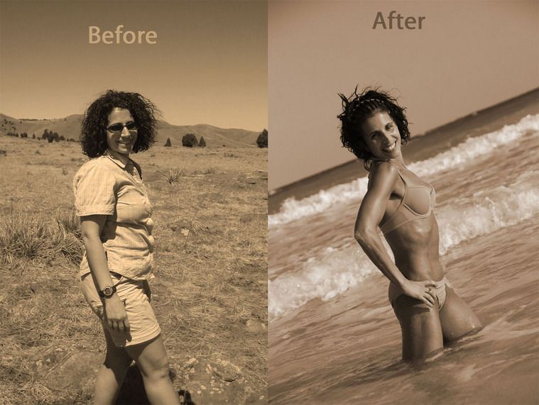 Lynda's Before & After Pictures