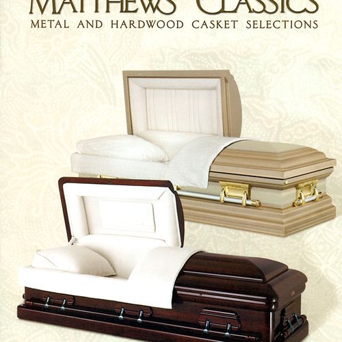 Matthews Classics, 8-page catalog on matte stock w
