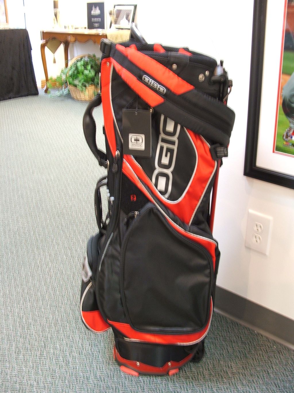 Golf Bags , Apparel, Shirts Hats , Jackets.