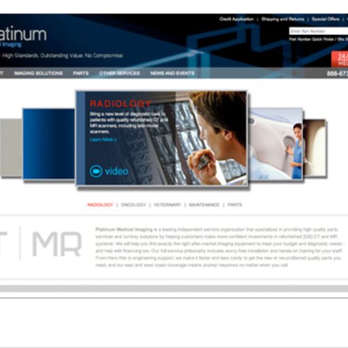 Platinum Medical Imaging Website