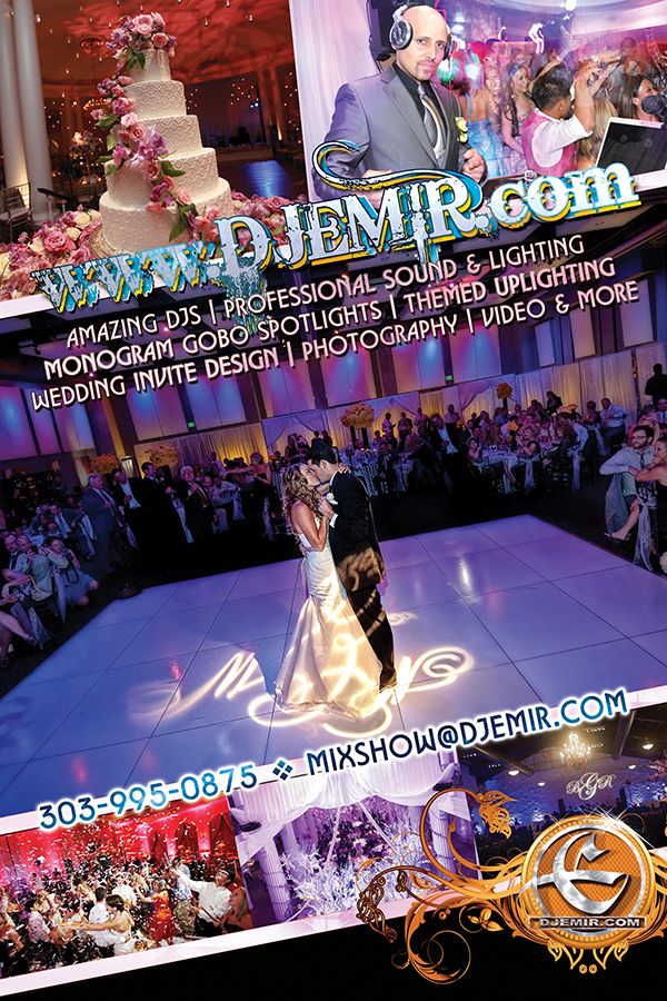 Wedding Reception DJ Flyer
