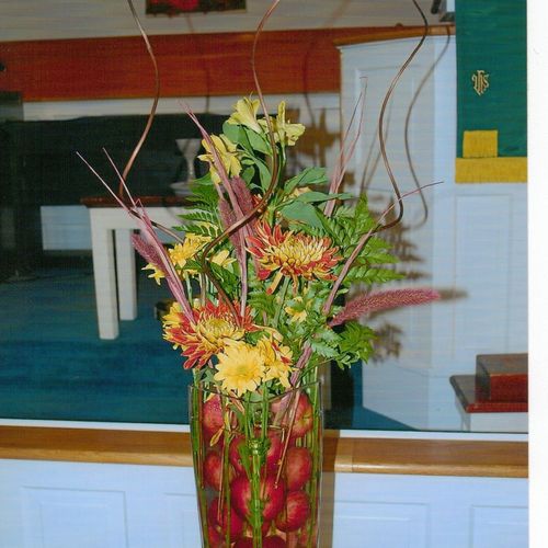 Fall altar arrangements created by Life Events by 