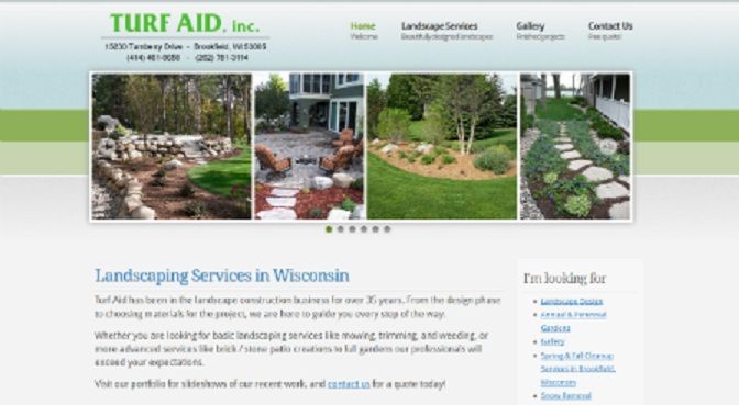 Turf Aid, a Brookfield based landscaping company, 