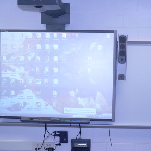 Smart Board system that was put in 3 Fairfax County Schools.