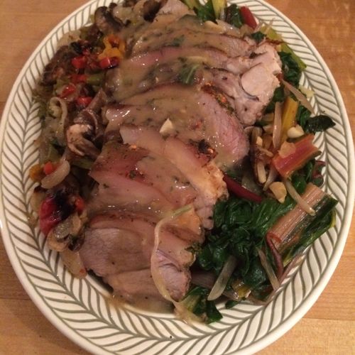 Family Style Pork Shoulder with Pan Gravy