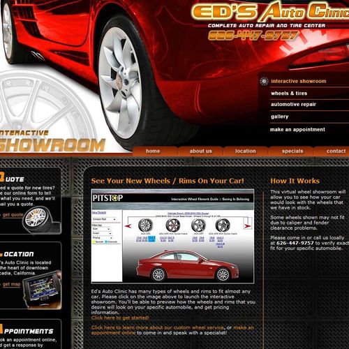 Website for local auto repair