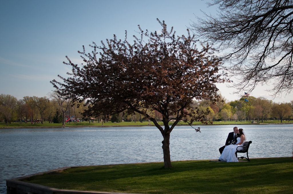 Tim and Alisa and Dody Park in Neenah, WI.