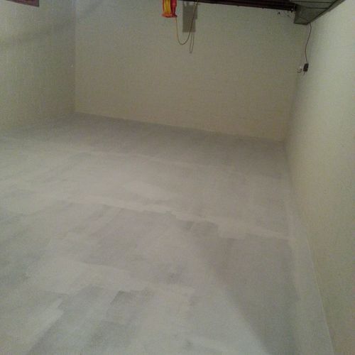 Basement floor (primed)