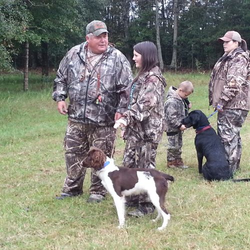 Ben and the Family at South Mississippi Hunting Re