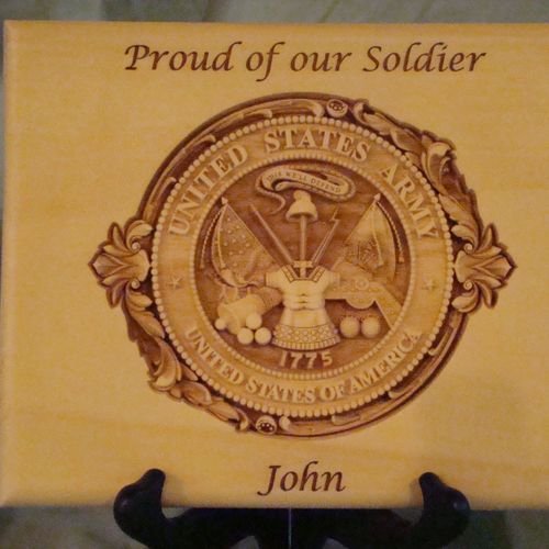 3-d Military Tribute for soldier
