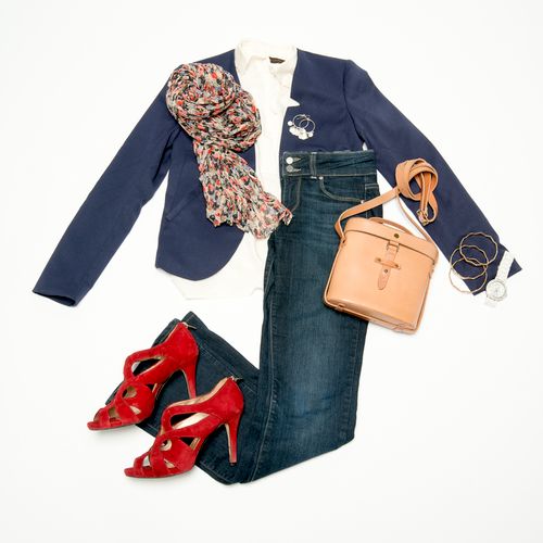 Here's a fun look for the weekend that is polished