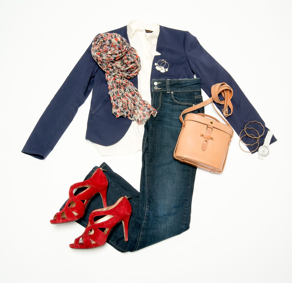 Here's a fun look for the weekend that is polished