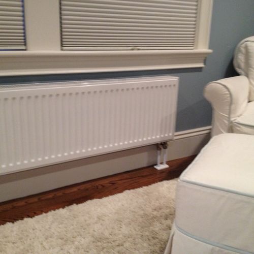 Panel Radiators are a nice touch for any forced ho