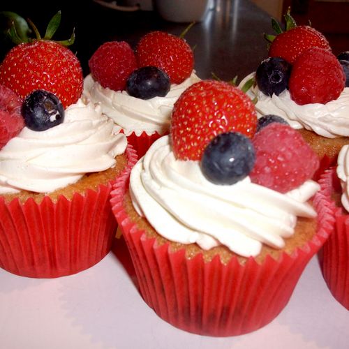 Red Berry Ciroc Cupcakes