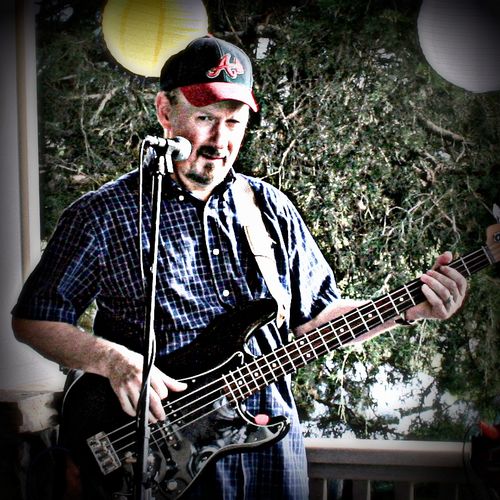 Bass Master Keith helping KM Rock on bass