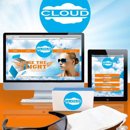 Logo, Website, and Package Design for Cloud Sungla