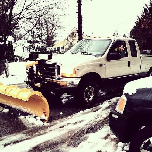 Snow plowing 2013