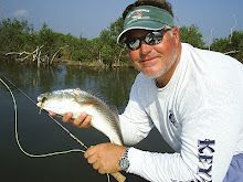 Capt. Troy Fly fishing for Redfish