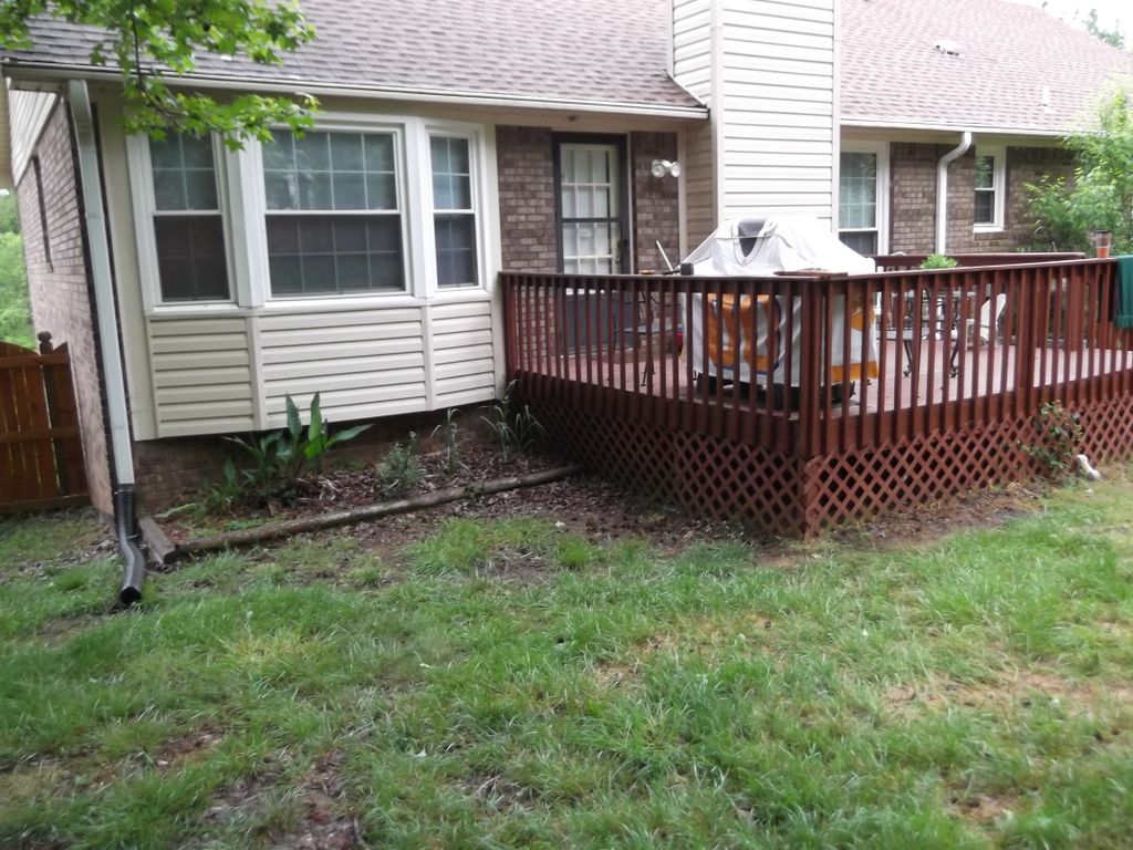Large deck - before