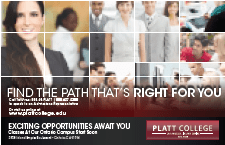 Client: Platt College
Promotional Mailers
Photosho