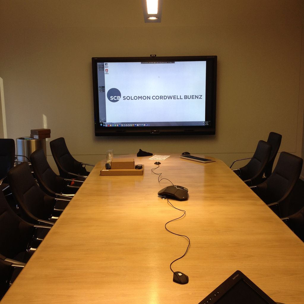 Solomon Cordwell Buenz conference room  84 inch Sm