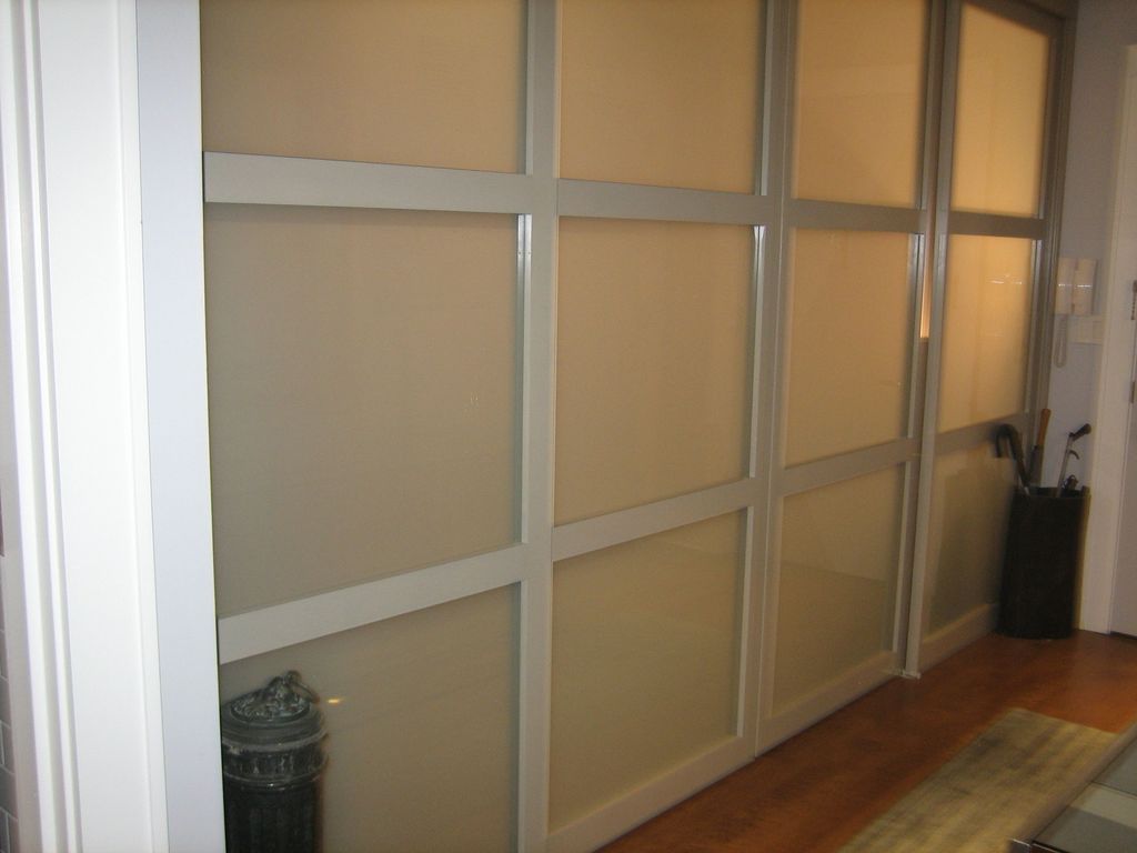 Custom wood/glass room dividers I designed and had