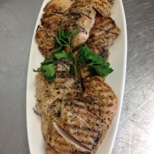 Sliced Grilled Chicken Breasts
