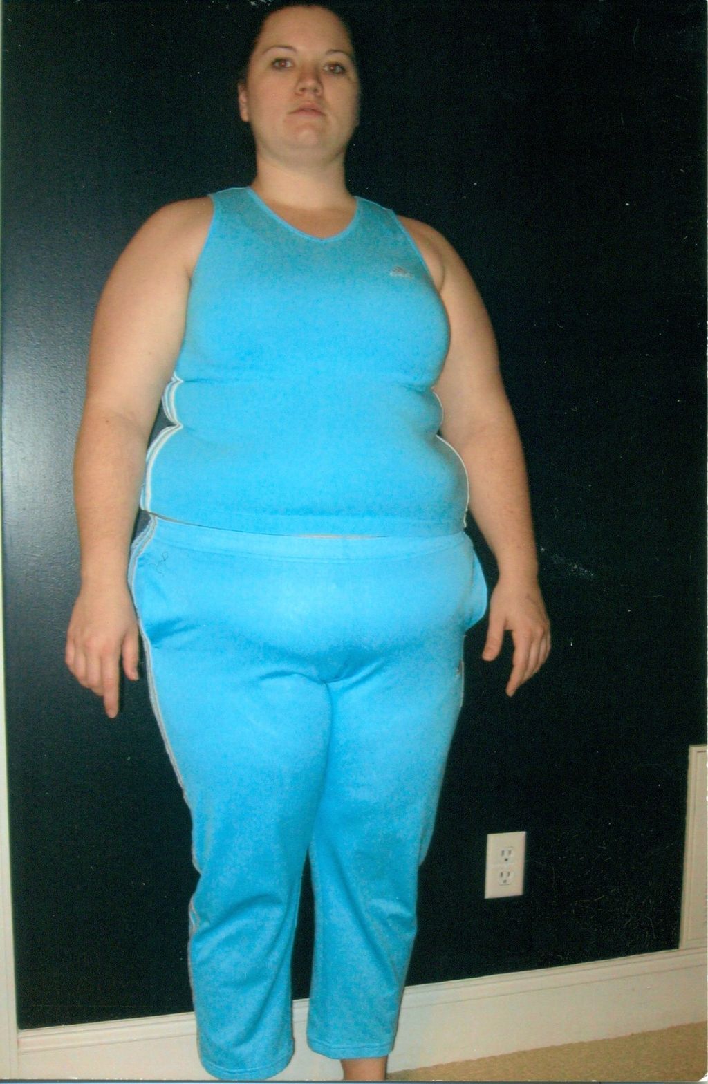 Before losing over 130 pounds