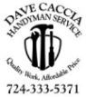 Dave Caccia Handyman Service LLC.