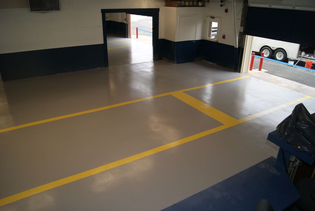 Commercial auto garage, urethane. Bel Air MD . Sho