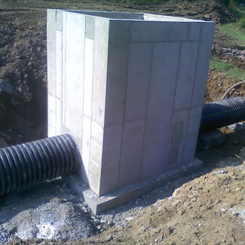 Utility Pipe Installation.
