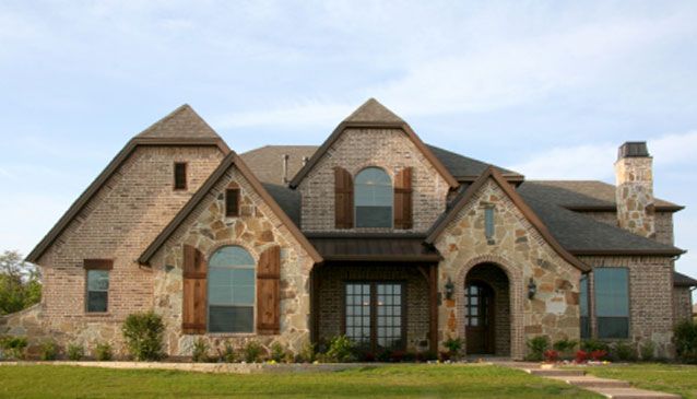 Exterior of custom home design/build.