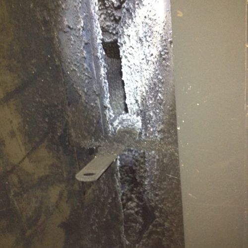 Chimney Flue Before by A-1 Duct Cleaning & Chimney