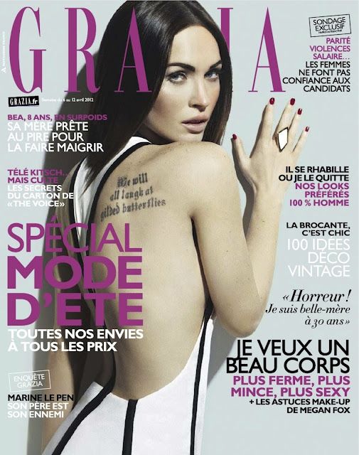 Megan Fox, Grazia France April Issue