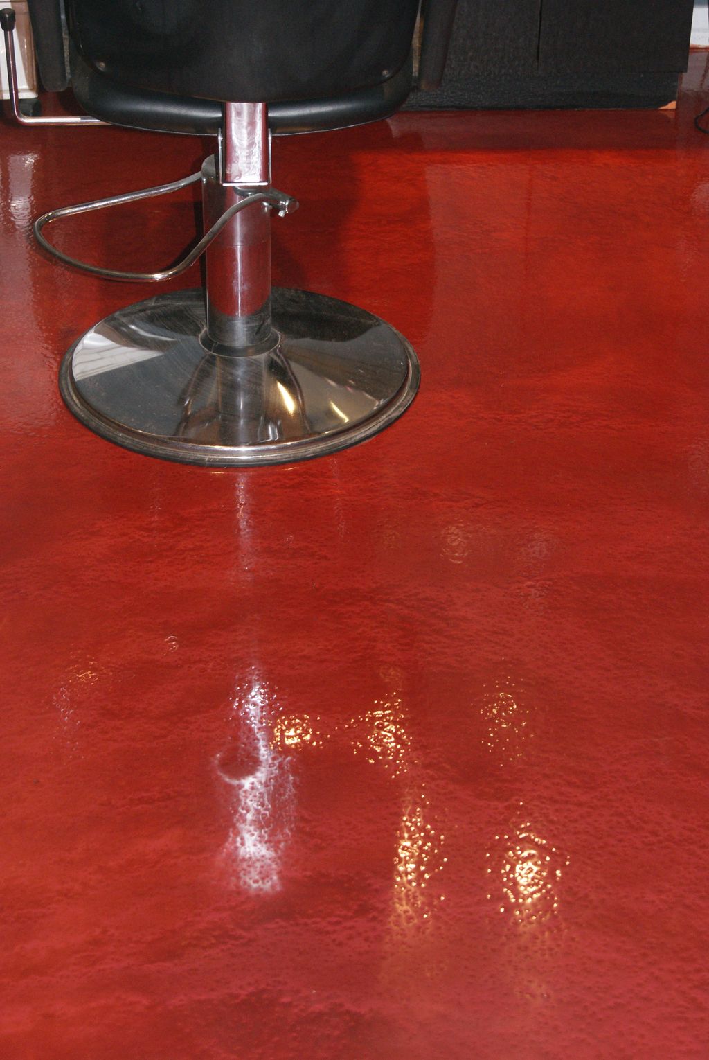 hair salon, shimmer high build epoxy. Denton MD. S