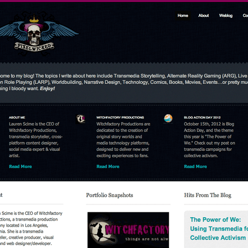 My personal blog. Logo, design, and frond end dev 