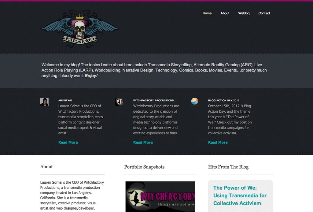 My personal blog. Logo, design, and frond end dev 