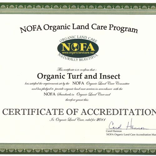 NOFA Organic Land Care Program - Accredited Certif