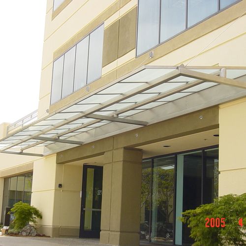 Stainless Steel - Glass Canopy MV Corporate Center