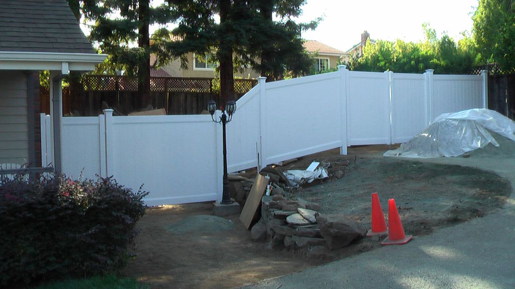 Very recent vinyl fence system purchased through H